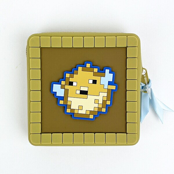 マインクラフト アイテムフレームシリコンポーチ(フグ) マイクラ