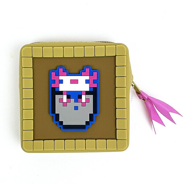 マインクラフト アイテムフレームシリコンポーチ(ウーパールーパー) マイクラ