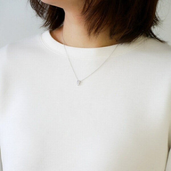 サンリオ ハローキティ シンプルハートネックレス シルバー アクセサリー 日本製 Sanrio