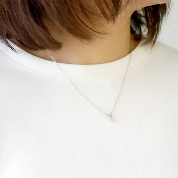 サンリオ ハローキティ シンプルハートネックレス シルバー アクセサリー 日本製 Sanrio