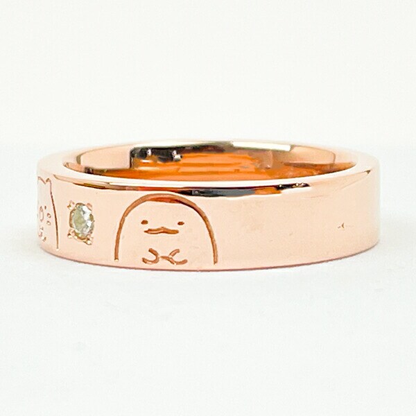 すみっコぐらし シンプルリング (11号) ピンクゴールド アクセサリー すみっこ 日本製