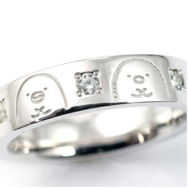 すみっコぐらし シンプルリング (11号) シルバー アクセサリー すみっこ 日本製