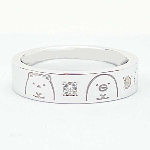 すみっコぐらし シンプルリング (11号) シルバー アクセサリー すみっこ 日本製