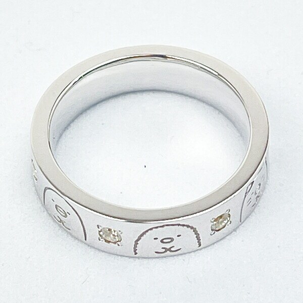 すみっコぐらし シンプルリング (13号) シルバー アクセサリー すみっこ 日本製