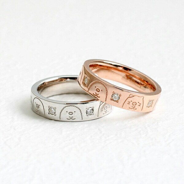 すみっコぐらし シンプルリング (13号) シルバー アクセサリー すみっこ 日本製