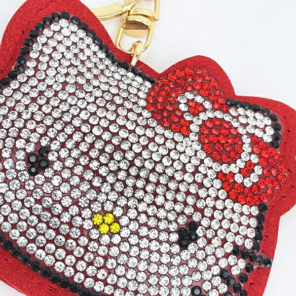 サンリオ ハローキティ Stoneチャームキーホルダー （ホワイト） Sanrio