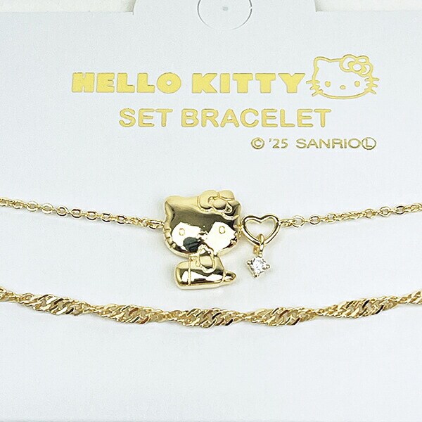 サンリオ ハローキティ セットダブルブレスレット お座り アクセサリー Sanrio