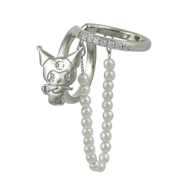 サンリオ クロミ ダブルイヤーカフ シルバー 全身 アクセサリー Sanrio
