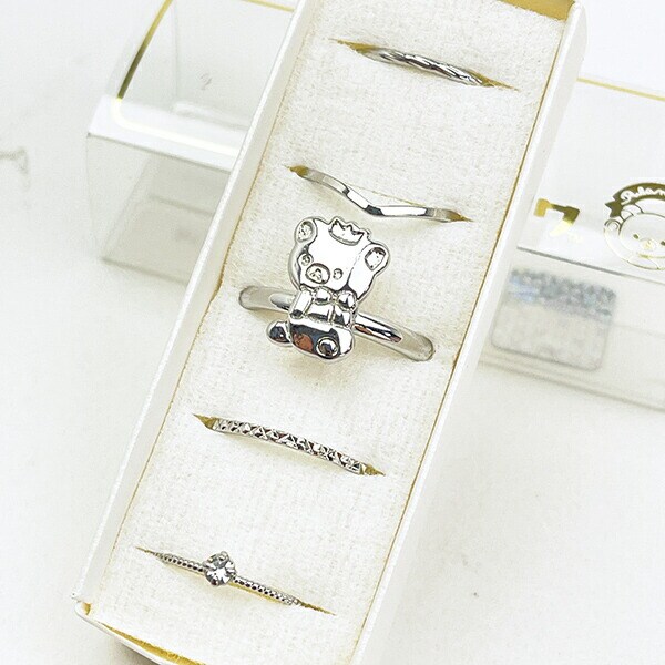 リラックマ リラノワ リングセット(シルバー) 5号～13号 アクセサリー