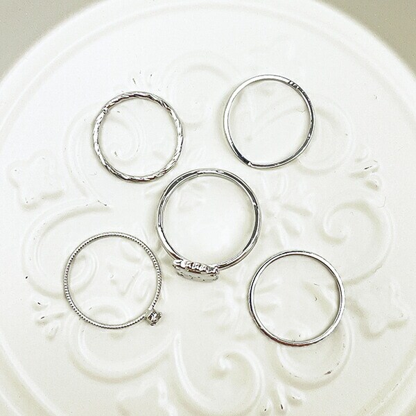 リラックマ リラノワ リングセット(シルバー) 5号～13号 アクセサリー