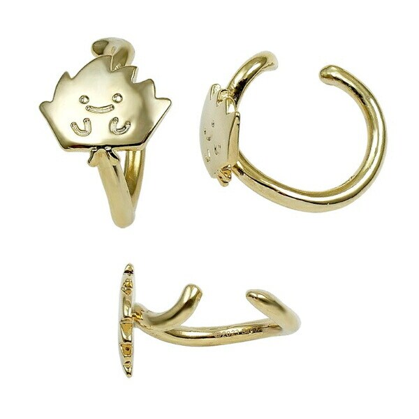 すみっコぐらし ざっそう イヤーカフ ゴールド アクセサリー すみっこ