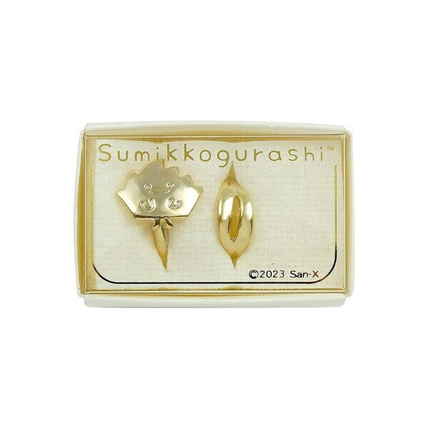 すみっコぐらし ざっそう イヤーカフ ゴールド アクセサリー すみっこ