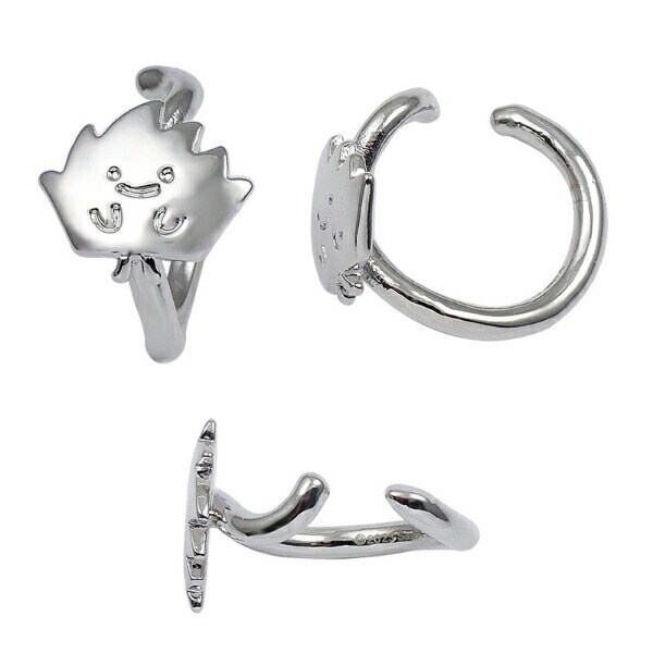 すみっコぐらし ざっそう イヤーカフ シルバー アクセサリー すみっこ