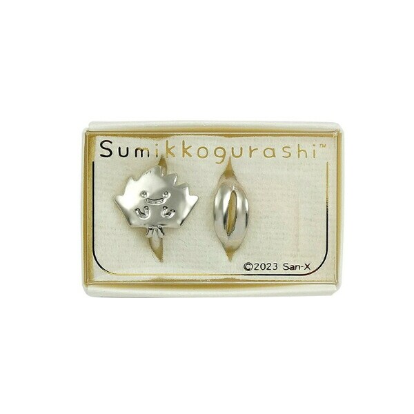 すみっコぐらし ざっそう イヤーカフ シルバー アクセサリー すみっこ