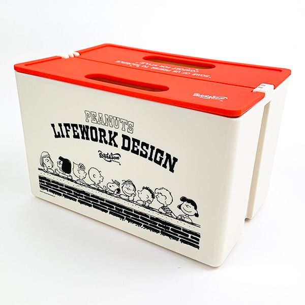 スヌーピー WSP TOOL BOX(KARUKON) アイボリー ツールボックス ボックス 収納 DIY アウトドア