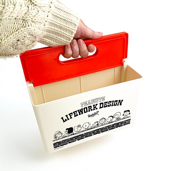 スヌーピー WSP TOOL BOX(KARUKON) アイボリー ツールボックス ボックス 収納 DIY アウトドア