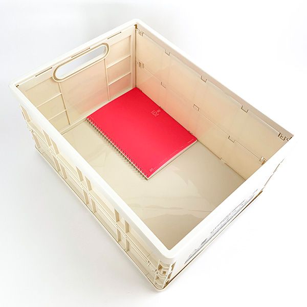 スヌーピー WSP 折り畳みコンテナ IVORY 収納 インテリア DIY