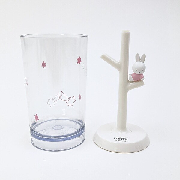 ミッフィー miffy おすわりミッフィー うがいコップ＆スタンド (ピンク)