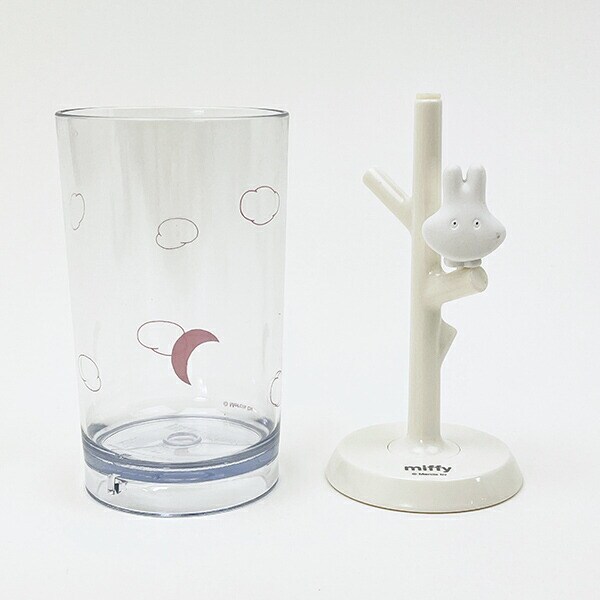 ミッフィー miffy おばけ うがいコップ＆スタンド (パープル)