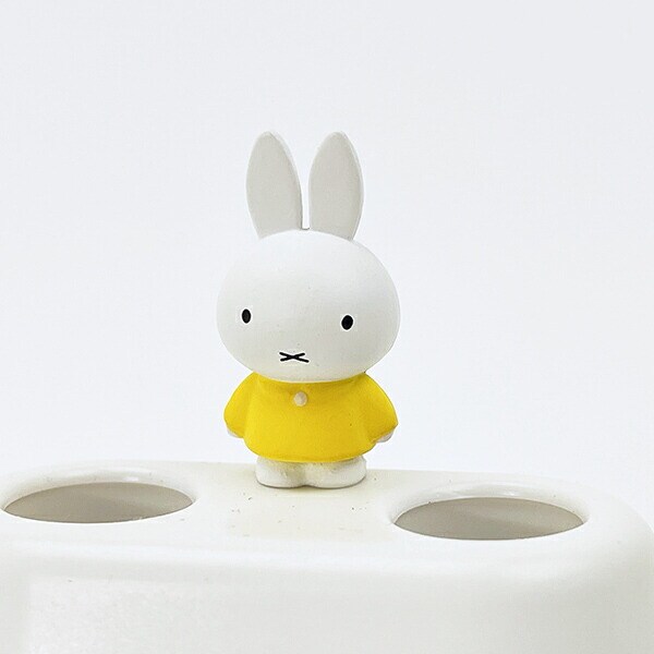 ミッフィー miffy ダブル 歯ブラシスタンド (イエロー)