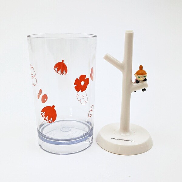 ムーミン リトルミイ うがいコップ＆スタンド (レッド)