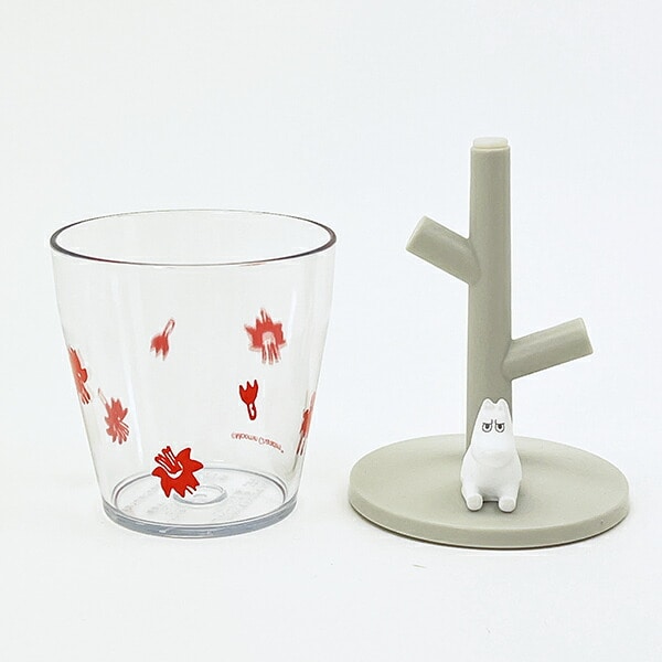 ムーミン アングリー ムーミン ミニうがいコップ＆スタンド (グレー)