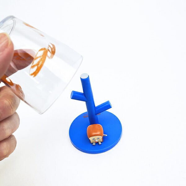 パンどろぼう ミニうがいコップ&スタンド ブルー