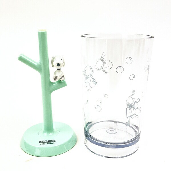 スヌーピー うがいコップ＆スタンド SNOOPY