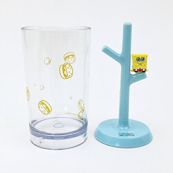 スポンジボブ うがいコップ&スタンド (イエロー)