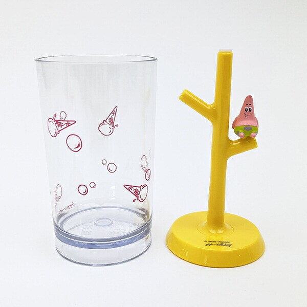 スポンジボブ パトリック うがいコップ&スタンド (ピンク)