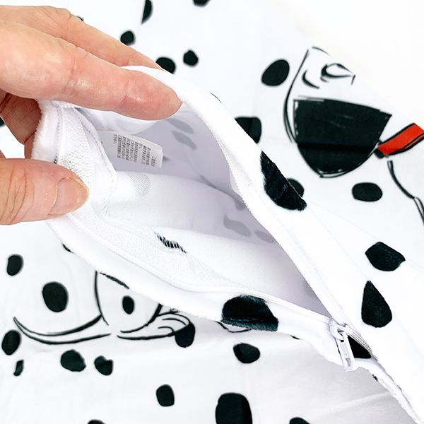 ディズニー 101匹わんちゃん 101 大人 枕 カバー 寝具 ピローカバー 白