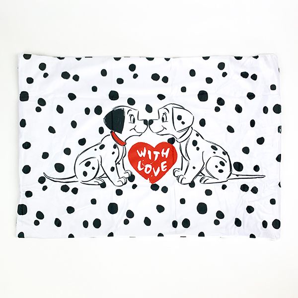 ディズニー 101匹わんちゃん 101 大人 枕 カバー 寝具 ピローカバー 白