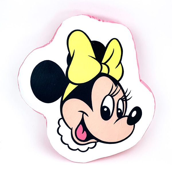 ディズニー ミニーマウス もちもちフェイスクッション インテリア ミッキーマウス ピンク