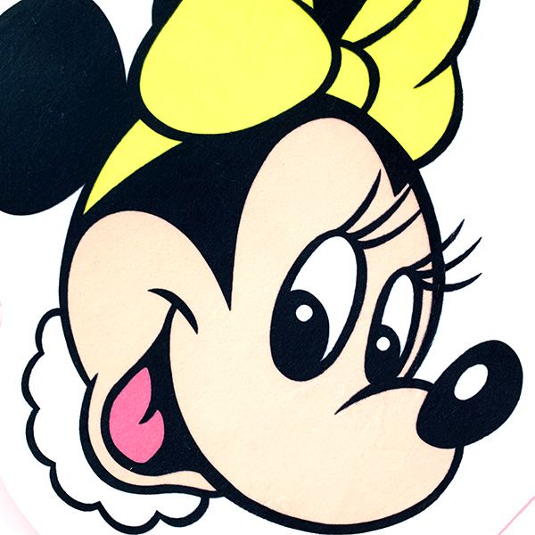 ディズニー ミニーマウス もちもちフェイスクッション インテリア ミッキーマウス ピンク