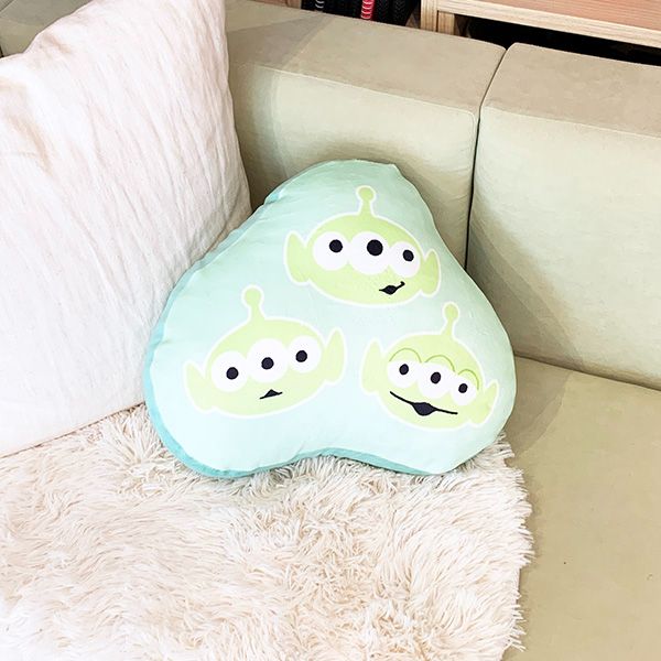 ディズニー トイストーリー もちもちダイカットクッション GN インテリア グリーン