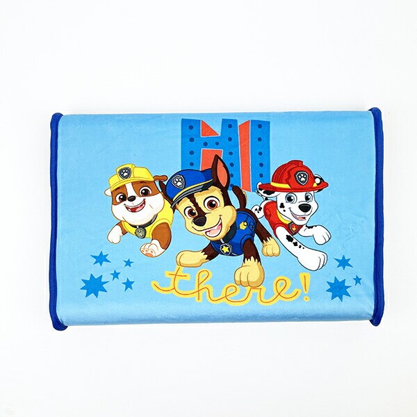 パウパトロール ジュニア低反発枕 HI there !  ブルー 枕 寝具 キッズ チェイス マーシャル ラブル