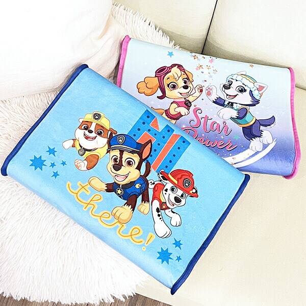 パウパトロール ジュニア低反発枕 HI there !  ブルー 枕 寝具 キッズ チェイス マーシャル ラブル