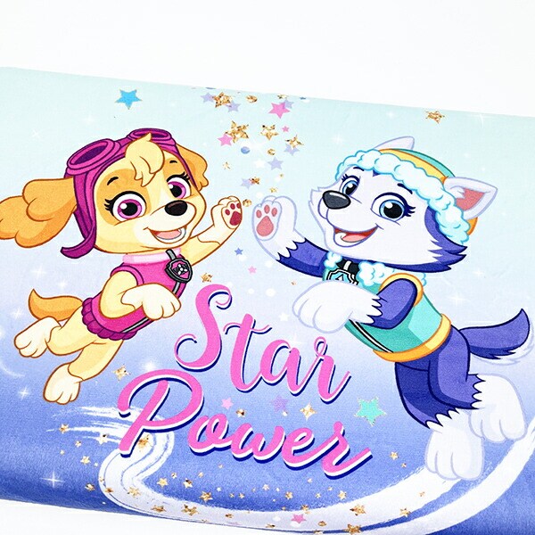 パウパトロール ジュニア低反発枕 Star Power !  パープル 枕 寝具 キッズ スカイ エベレスト