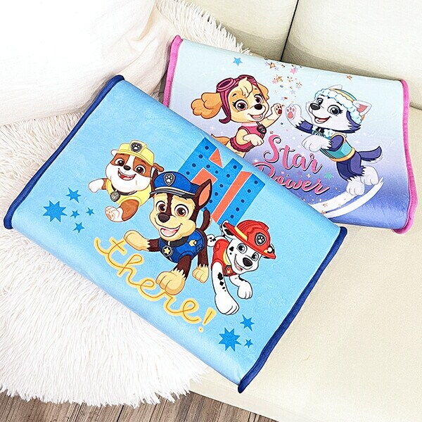 パウパトロール ジュニア低反発枕 Star Power !  パープル 枕 寝具 キッズ スカイ エベレスト