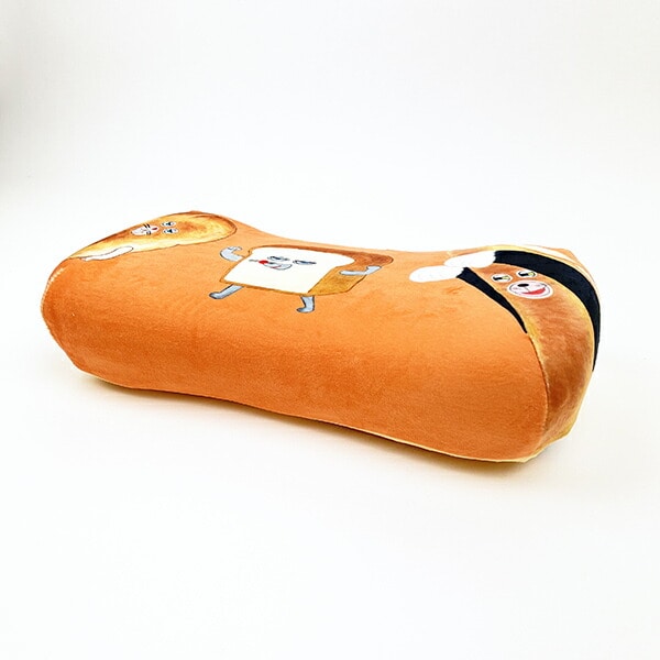 パンどろぼう ミニリラックスピロー ブラウン 低反発枕 寝具 腰当て キッズ