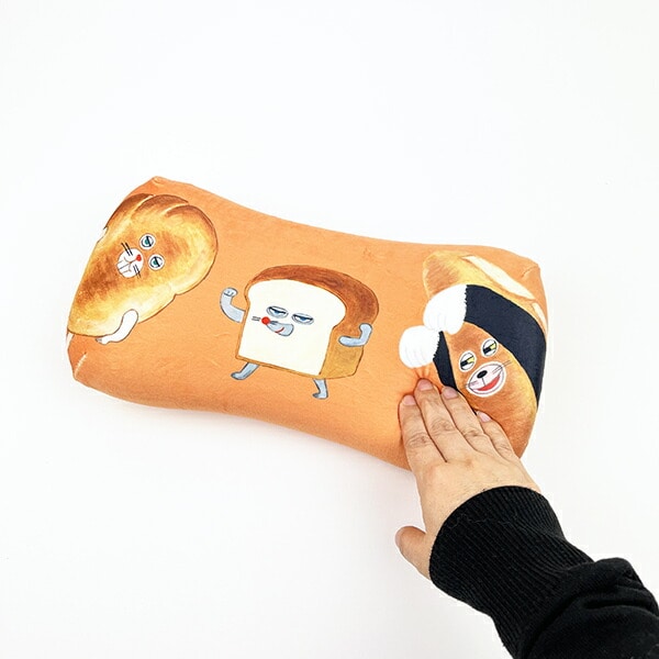 パンどろぼう ミニリラックスピロー ブラウン 低反発枕 寝具 腰当て キッズ