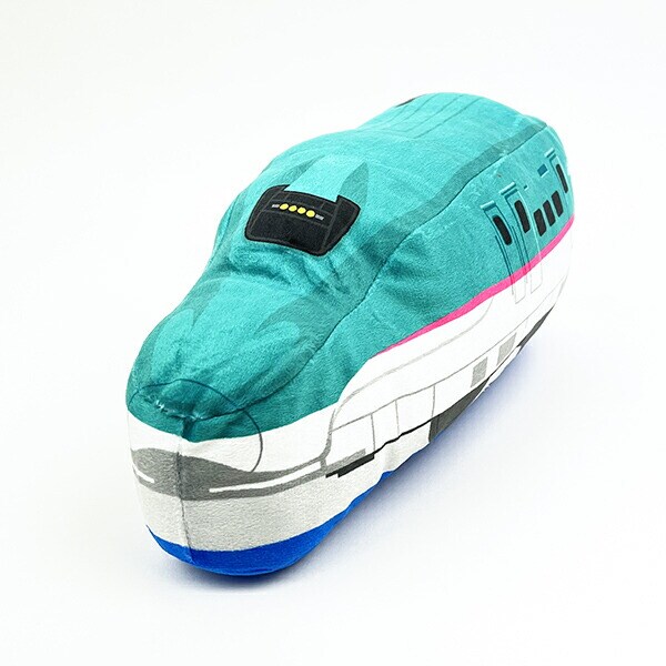 プラレール 抱き枕 小 はやぶさ グリーン 電車 新幹線 キッズ ぬいぐるみ インテリア