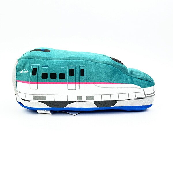 プラレール 抱き枕 小 はやぶさ グリーン 電車 新幹線 キッズ ぬいぐるみ インテリア
