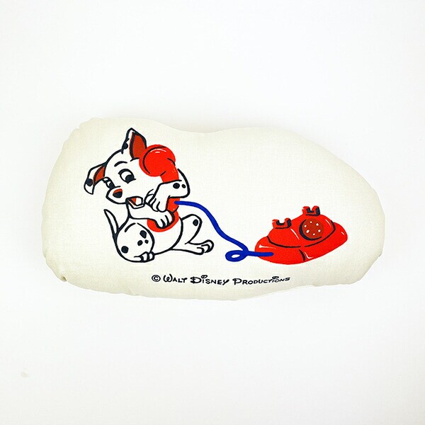 ディズニー Disney 101匹わんちゃん ダイカットクッション 三郷陶器 アイボリー インテリア