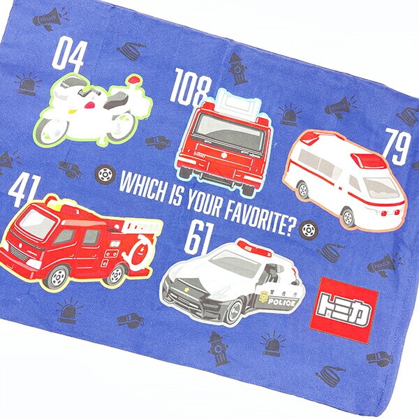 タカラトミー トミカ ジュニア 枕カバー キッズ まくらカバー