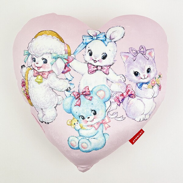 SWIMMER(スイマー) ハート ダイカットクッション