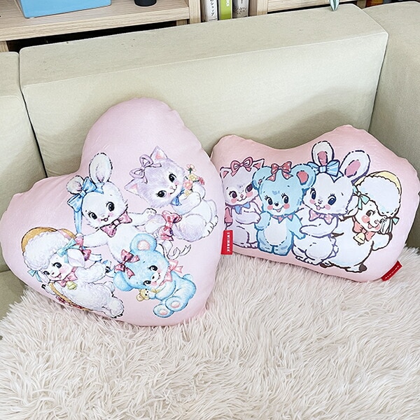 SWIMMER(スイマー) ハート ダイカットクッション