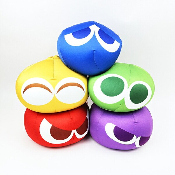ぷよぷよ みどりぷよ ダイカットクッション ぬいぐるみ SEGA