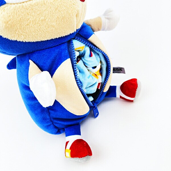 ソニック・ザ・ヘッジホッグ  ソニック 変身ネックピロー まくら ぬいぐるみ