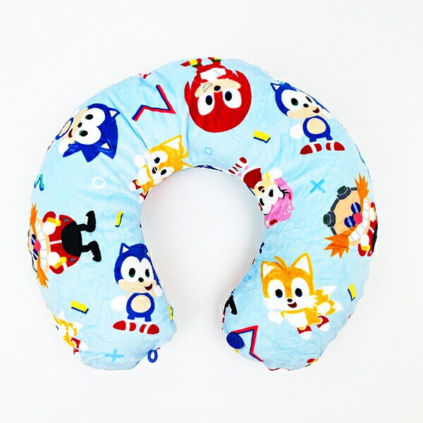 ソニック・ザ・ヘッジホッグ  ソニック 変身ネックピロー まくら ぬいぐるみ